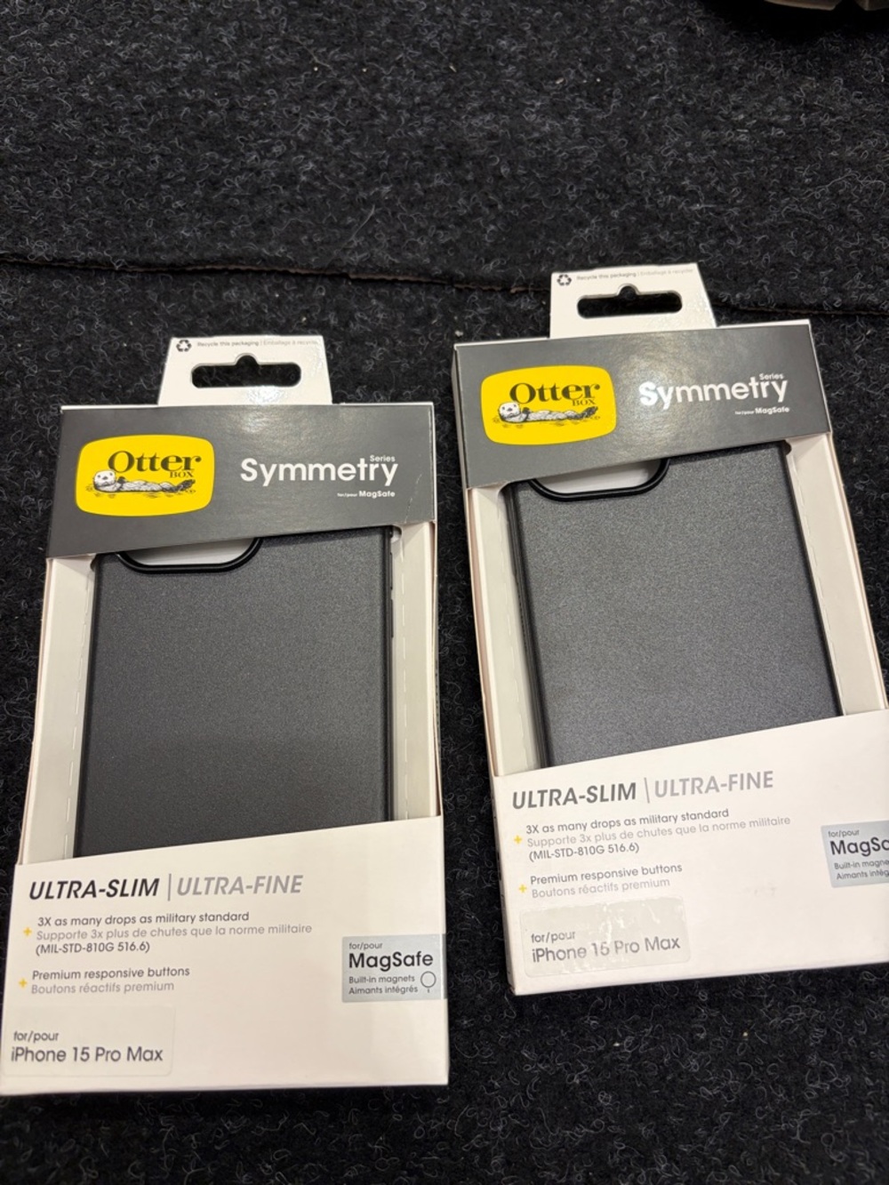 OtterBox Symmetry Series Slim Phone Case in Black (Pair)